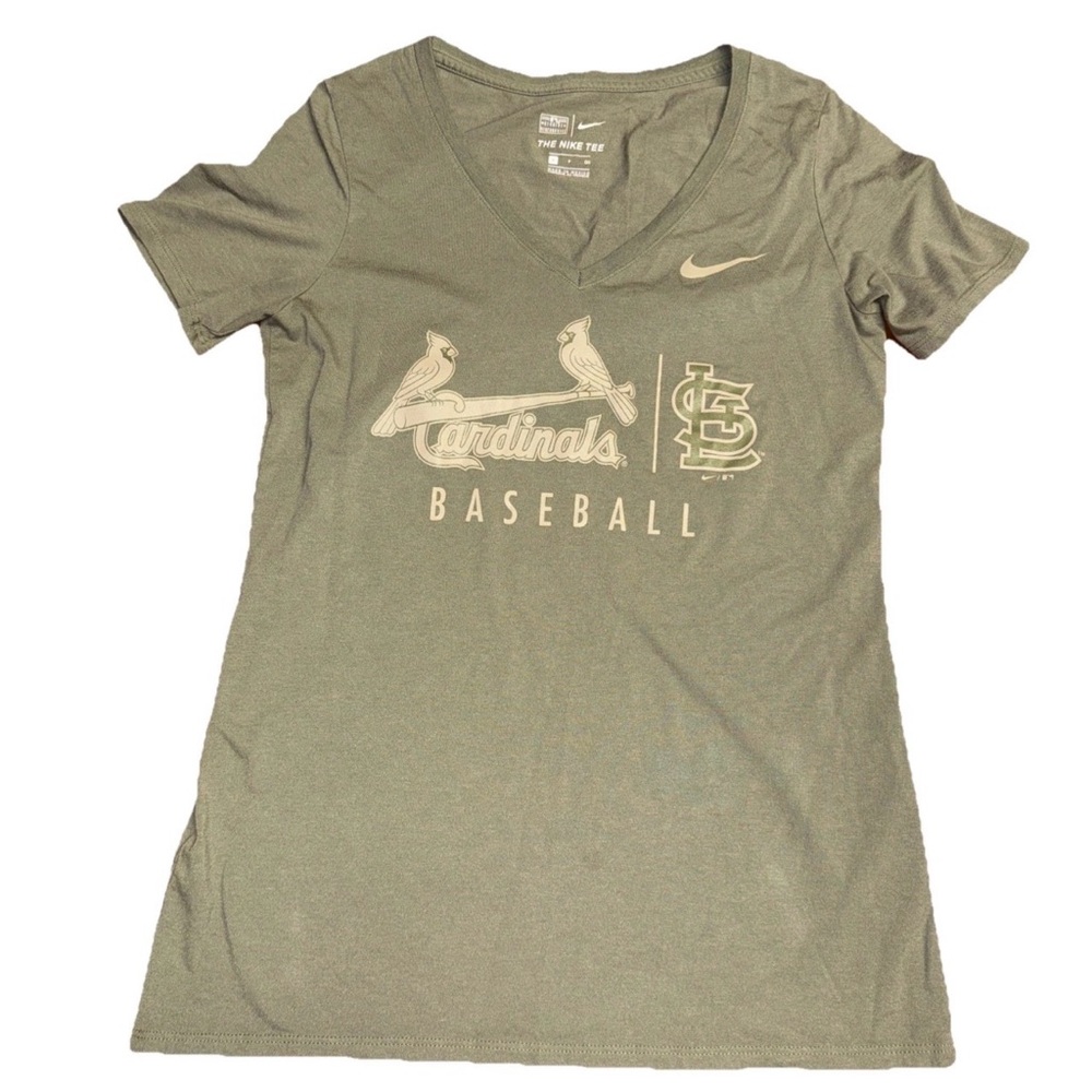 The Nike Tee MLB Genuine Merchandise St. Louis Cardinals Baseball Small Womens
